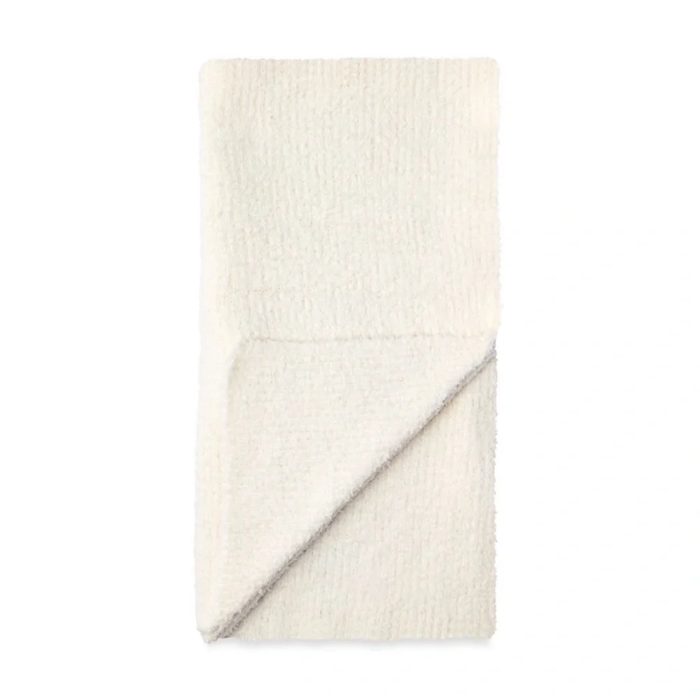 NWT Parents Choice Cable Knit Baby Blanket, 30" x 40"; Ivory - Picture 3 of 7